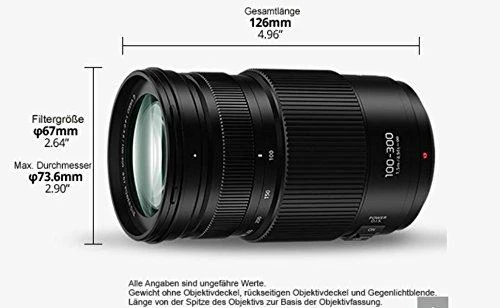 Objektyvas „Panasonic Lumix 100-300mm F/4-5.6 G Vario II“ su galingu OIS