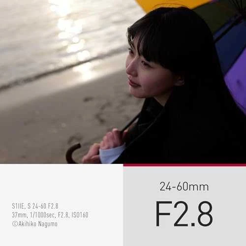 „Panasonic Lumix S 24-60mm f/2.8“ objektyvas