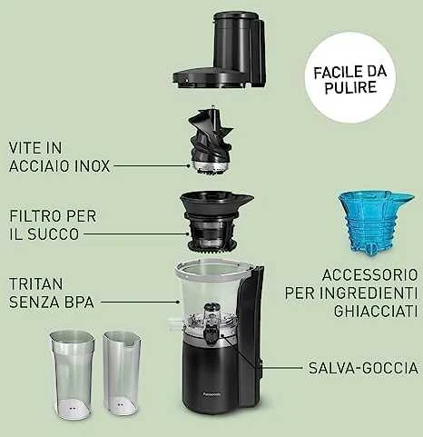 Sulčiaspaudė Panasonic MJ-L 700 KXE matinė juoda