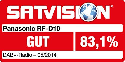 Panasonic RF-D10EG nešiojamas DAB radijas 2 vatai sidabrinis