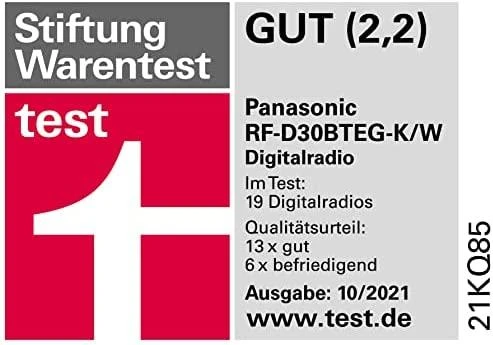Radija Panasonic RF-D30BTEG-W