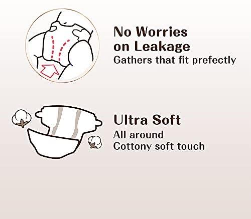 Sauskelnės MOONY LOW IRRITATION, S, 4-8 kg., 54 vnt.