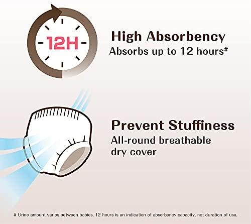 Sauskelnės MOONY LOW IRRITATION, S, 4-8 kg., 54 vnt.