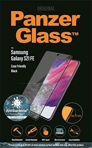 Panzer Glass PREMIUM TEMPERED glass 3D screen protector for Samsung Galaxy S21 FE CF, Juodas (Juodas)