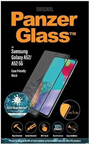 Panzer Glass PanzerGlass | Samsung | Galaxy A52 | Juodas/Skaidrus | Ekrano apsauga nuo pirštų atspaudų