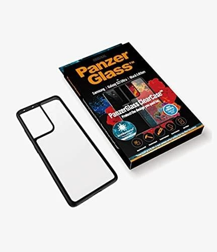 Panzer Glass PanzerGlass skaidrus dėklas Samsung, Galaxy S21 Ultra, Juodas