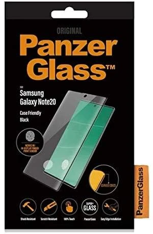 Panzer Glass PanzerGlass Case Friendly, Samsung, Galaxy Note20, Antimikrobinis stiklas, Juodas