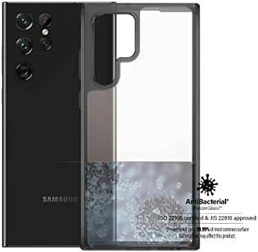 Panzer Glass PanzerGlass HardCase antibakterinis Military Grade sertifikuotas dėklas Samsung Galaxy S22 Ultra - dėka telefonui skaidrus