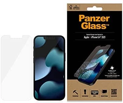 Panzer Glass PanzerGlass | Skaidri ekrano apsauga | Apple | iPhone 13 Mini | Grūdintas stiklas | Antibakterinis stiklas; Atsparus įbrėžimams ir bakterijoms; Amortizatorius; Lengva montuoti