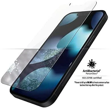 Panzer Glass PanzerGlass | Skaidri ekrano apsauga | Apple | iPhone 13 Mini | Grūdintas stiklas | Antibakterinis stiklas; Atsparus įbrėžimams ir bakterijoms; Amortizatorius; Lengva montuoti