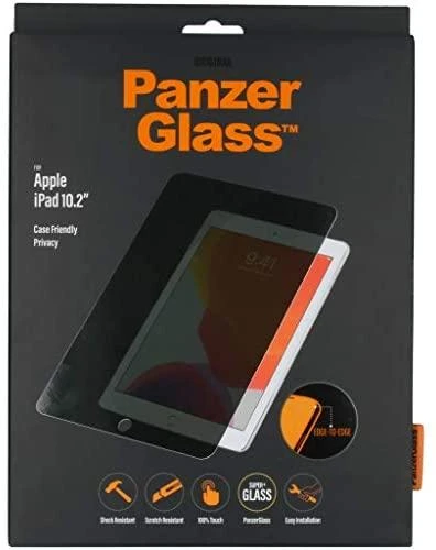 Panzer Glass PanzerGlass Case Friendly Privacy P2673 Skaidrus, Ekrano apsauga, Apple iPad 10.2''