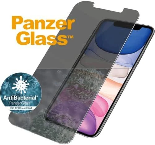 Panzer Glass PanzerGlass | P2662 | Ekrano apsauga | Apple | iPhone Xr/11 | Grūdintas stiklas | Skaidrus | Konfidencialumo filtras; Nedūžtančios filmas (sulaiko stiklą ir apsaugo nuo stiklo šukių dūžtant); Lengvas montavimas su pilnais klijais; Suderinamas su visais dėklais; Anti-glare danga (sumažina šviesos atspindį); Mėlyna šviesos mažinimas; Oleofobinis sluoksnis (antibakterinis + antipirštų atspaudai); 100% prisilietimo išsaugojimas; Išlaiko visas telefono funkcijas