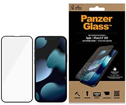 Panzer Glass PanzerGlass | Skaidri ekrano apsauga | Apple | iPhone 13 Mini | Grūdintas stiklas | Juodas | Antibakterinis stiklas; Atsparus įbrėžimams ir bakterijoms; Amortizatorius; Lengva montuoti