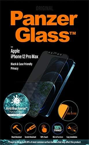 Panzer Glass PanzerGlass | Apple | iPhone 12 Pro Max | Glass | Juodas | Privacy glass