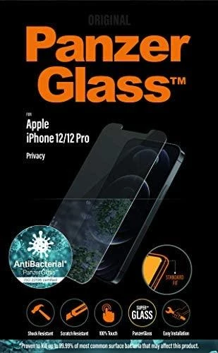Panzer Glass PanzerGlass | Apple | Skirta iPhone 12/12 Pro | Grūdintas stiklas | Skaidrus | Privatumo stiklas