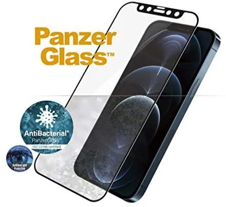 Panzer Glass PanzerGlass Apple, iPhone 12 Pro Max, Grūdintas stiklas, Juodas, Tinka dėklui