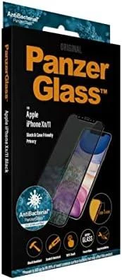 Panzer Glass PanzerGlass | P2665 | Ekrano apsauga | Apple | iPhone Xr/11 | Grūdintas stiklas | Juodas | Konfidencialumo filtras; Viso kadro aprėptis; Nedūžtančios filmas (sulaiko stiklą ir apsaugo nuo stiklo šukių dūžtant); Tinkamas dėklui – suderinamas su visais dėklais; Anti-glare danga (sumažina šviesos atspindį); Mėlyna šviesos mažinimas; Lengvas montavimas su pilnais klijais; Oleofobinis sluoksnis (antibakterinis + antipirštų atspaudas); 100% prisilietimo išsaugojimas; Išlaiko visas telefono funkcijas