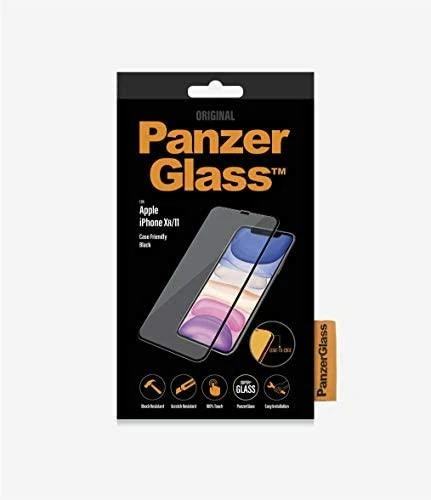 Panzer Glass Ekrano apsauga PREMIUM TEMPERED stiklas 3D ekrano apsauga pilnas dangtelis iPhone 11 Casefriendly (Juodas)