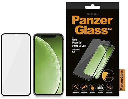 Panzer Glass Ekrano apsauga PREMIUM TEMPERED stiklas 3D ekrano apsauga pilnas dangtelis iPhone 11 Casefriendly (Juodas)