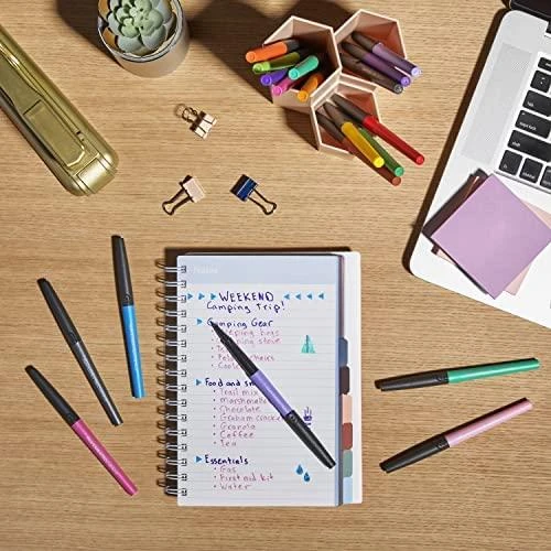 Flomasteriai Papermate Flair | galiukas medium (0,7 mm) | metallic | 12 vnt. - 2137362