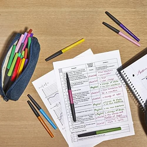 Flomasteriai Papermate Flair | galiukas medium (0,7 mm) | metallic | 12 vnt. - 2137362