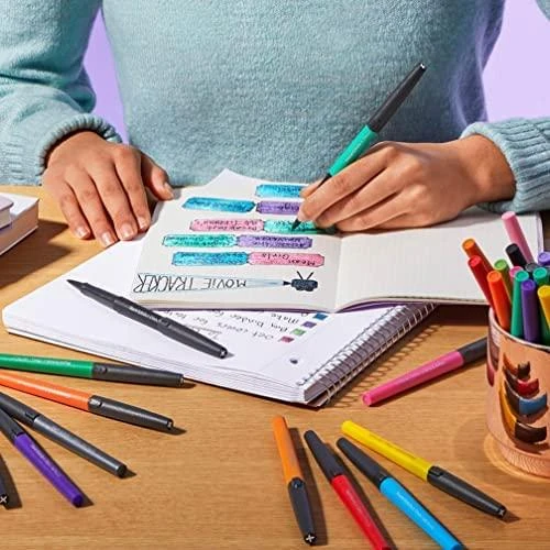 Flomasteriai Papermate Flair | galiukas medium (0,7 mm) | metallic | 12 vnt. - 2137362