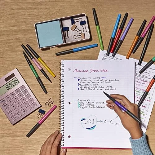 Flomasteriai Papermate Flair | galiukas medium (0,7 mm) | metallic | 12 vnt. - 2137362