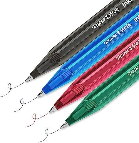 Papermate Paper Mate vienkartinis rašiklis Paper Mate Ink Joy Juodas (S0977430) Pakuotėje 100 vnt.
