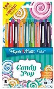 Tušinukų rinkinys piešimui PaperMate Flair Candy Pop Dėklas 16 Vnt. - 2061395