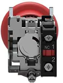 Schneider Electric NC avarinio stabdymo mygtukas su padėties atmintimi 40 mm XB4BT842