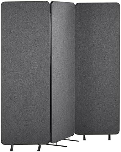 Beliani Pertvara STANDI 184 x 184 cm Pilka