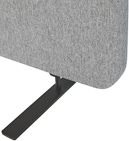 Beliani Pertvara STANDI 184 x 184 cm Šviesiai pilka
