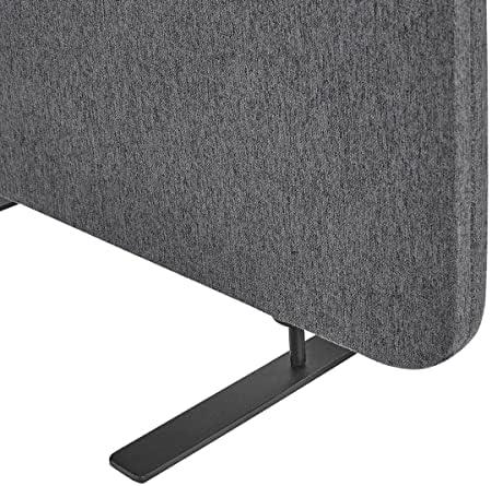 Beliani Pertvara STANDI 184 x 184 cm Pilka