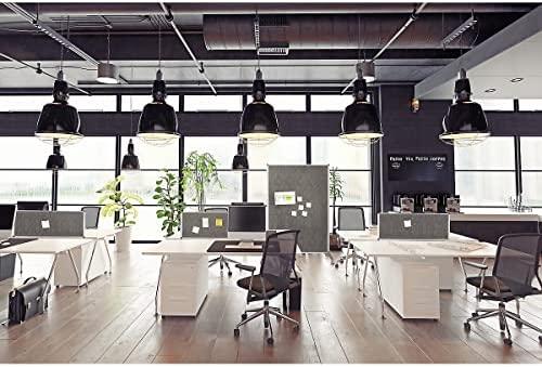 Akustinė pertvara BI-OFFICE, 100x150 cm, mobili, pilka sp.