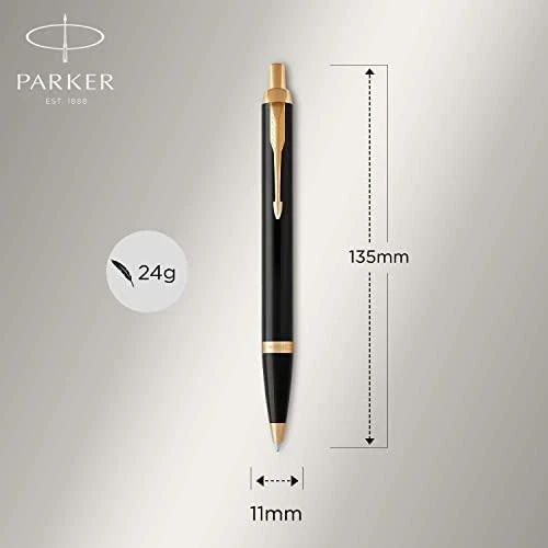 Automatinis tušinukas Parker IM Juodas Lacquer GT