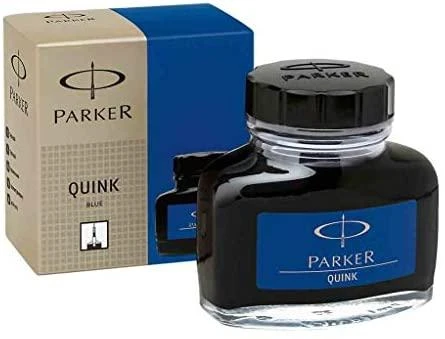 Rašalo buteliukas PARKER Quink papildymui, 57ml, mėlynas