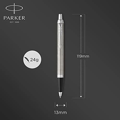 Automatinis tušinukas Parker IM Essential Stainless Steel CT Medium Mėlyna