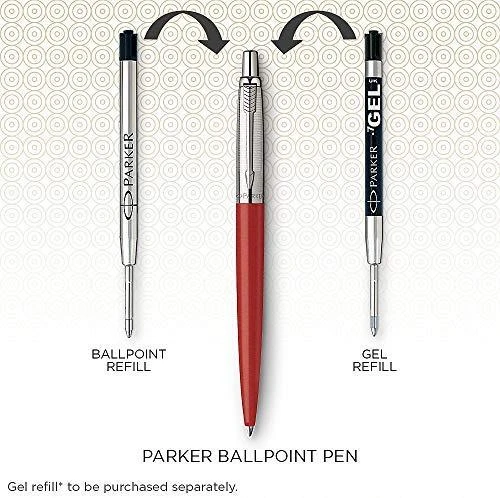 Rinkinys Parker Automatinis pieštukas + Tušinukas Jotter Stainless Steel CT