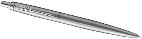 Automatinis tušinukas Parker Jotter XL Monochrome SS CT Medium Mėlyna