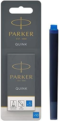 Rašalo kapsulės Parker Quink Mėlyna (plaunamos) 5 vnt. 1950208