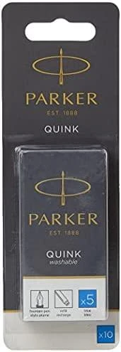 Rašalo kapsulės Parker Quink Mėlyna 10 vnt - 1950207