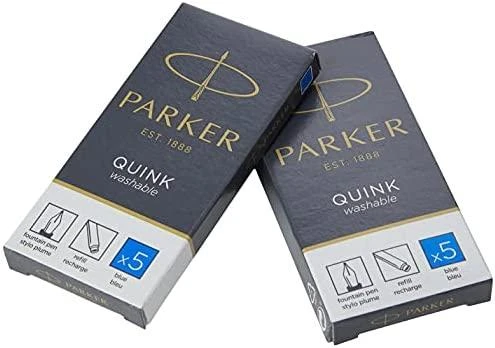 Rašalo kapsulės Parker Quink Mėlyna 10 vnt - 1950207