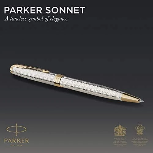 Tušinukas Parker Sonnet Premium Sidabrinis Mistral GT – 2119796