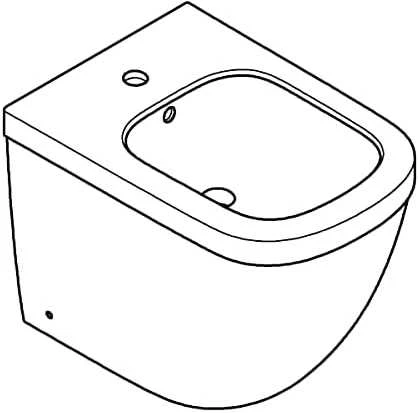 Pastatomas bide Grohe EURO CERAMIC 3934000H, su PUREGUARD danga