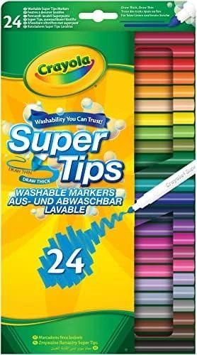 Crayola, Inc. Crayola Plaunami flomasteriai, 24 spalvos (268854)