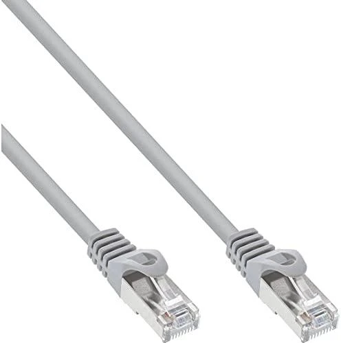 Intos InLine CAT5e F / UTP tinklo kabelis, 30 m, pilkas