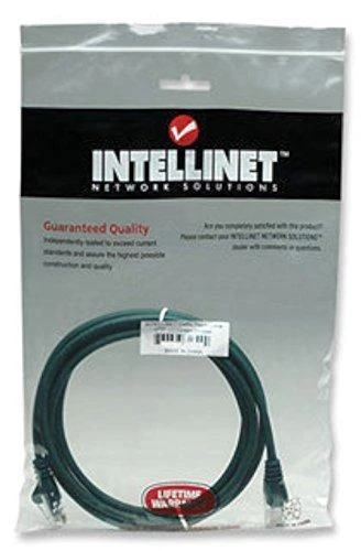 Intellinet Network Solutions Langų kabelis Cat5E UTP 10m žalias (325943)