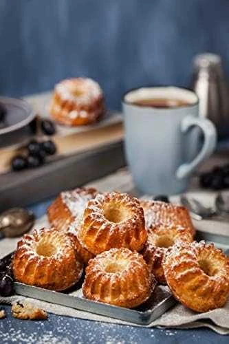 Patisse mini turbano formos 26,5 x 35 cm sidabro plieno 12 skyrių