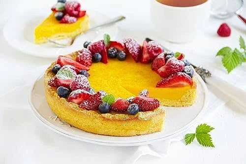 Patisse forma do ciasta 28 x 3 cm stal sidabrinė