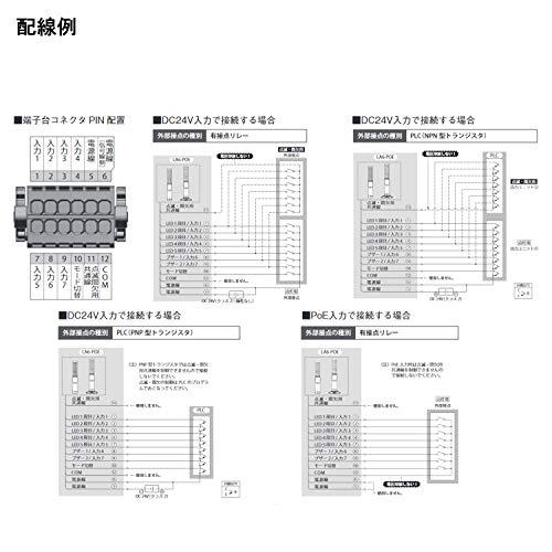 Patlite PATLITE signalo įskiepis LA6-5DTNWB-POE TCP/IP POE HTTP program. LED